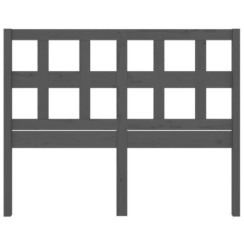 Tête De Lit Gris 165,5x4x100 Cm Bois Massif De Pin