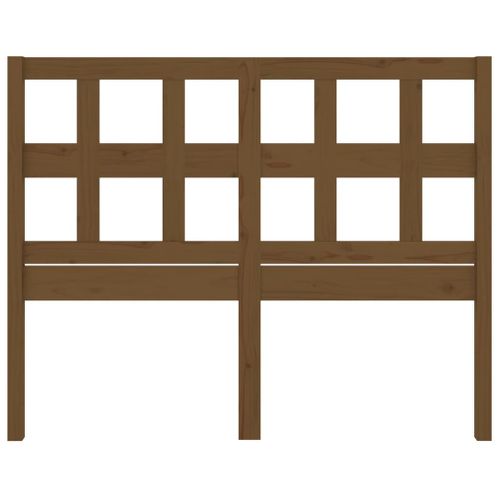 Tête De Lit Marron Miel 205,5x4x100 Cm Bois Massif De Pin