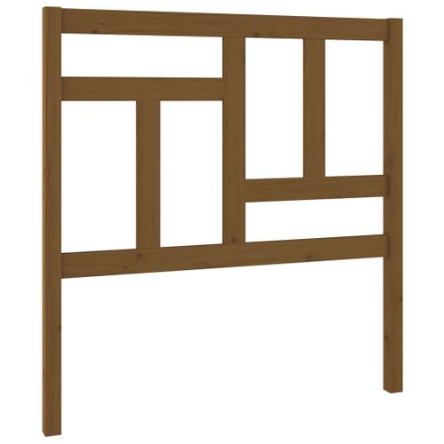 Tête De Lit Marron Miel 80,5x4x100 Cm Bois Massif De Pin