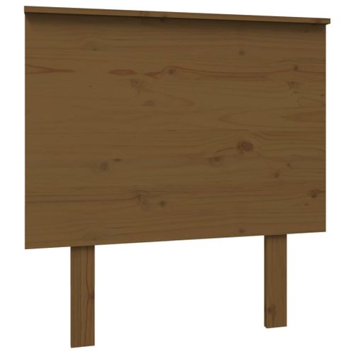 Tête De Lit Marron Miel 79x6x82,5 Cm Bois Massif De Pin