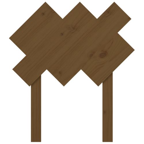 Tête De Lit Marron Miel 72,5x3x81 Cm Bois Massif De Pin