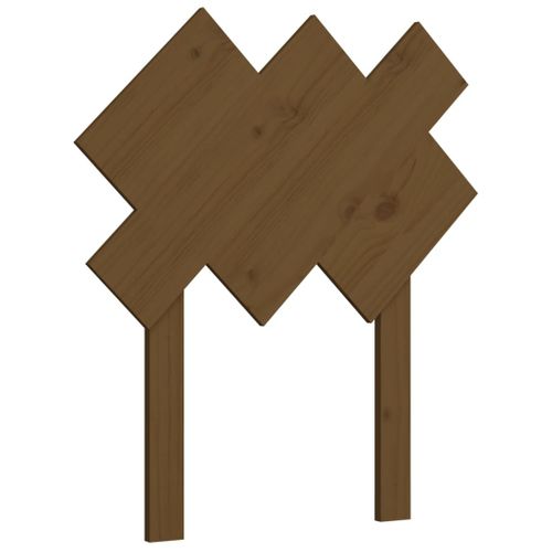 Tête De Lit Marron Miel 72,5x3x81 Cm Bois Massif De Pin