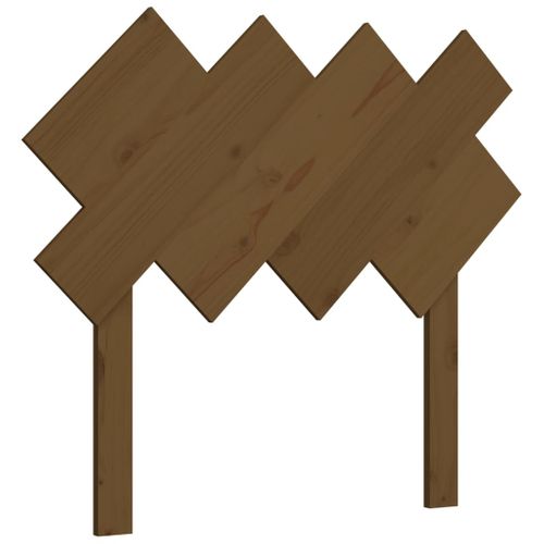 Tête De Lit Marron Miel 92x3x81 Cm Bois Massif De Pin