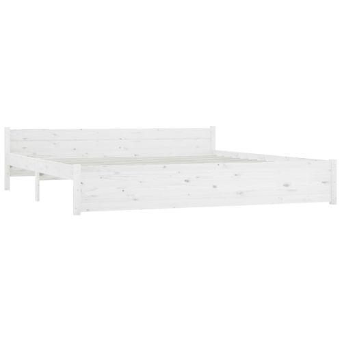 Cadre De Lit Sans Matelas Avec Tiroirs Blanc 180x200