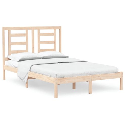 Cadre De Lit Sans Matelas 120x190 Cm Bois Massif