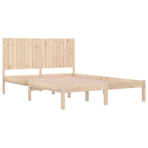 Cadre De Lit Sans Matelas 180x200 Cm Bois Massif