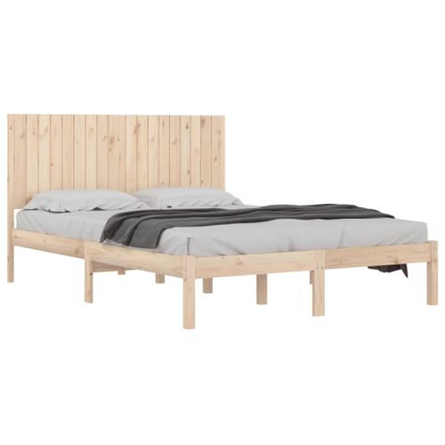 Cadre De Lit Sans Matelas 180x200 Cm Bois Massif