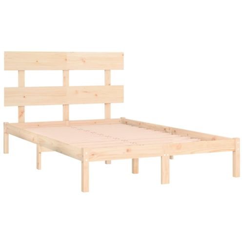 Cadre De Lit Sans Matelas 200x200 Cm Bois Massif