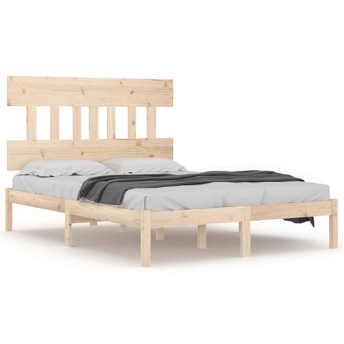 Cadre De Lit Sans Matelas 120x190 Cm Bois Massif