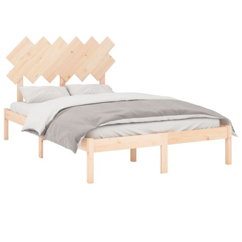 Cadre De Lit Sans Matelas 120x200 Cm Bois Massif