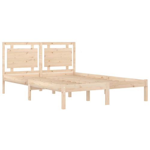Cadre De Lit Sans Matelas 120x200 Cm Bois Massif