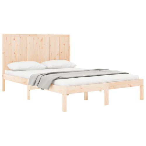 Cadre De Lit Sans Matelas 120x200 Cm Bois De Pin Massif