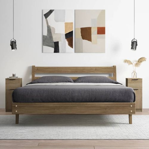 Buffets 2 Pièces Chêne Sonoma 30x30x70 Cm Bois Contreplaqué