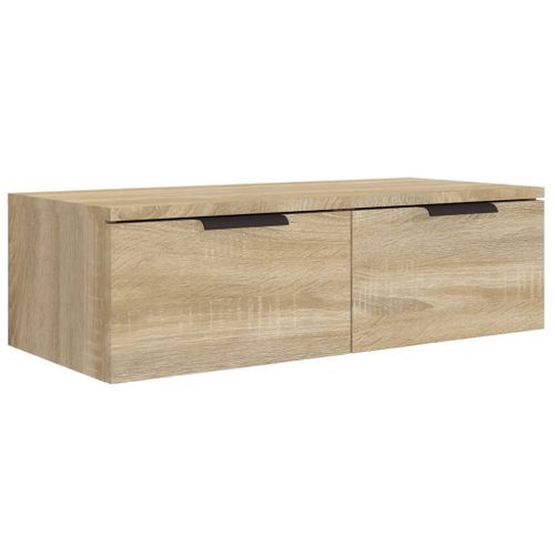 Armoire Murale Chêne Sonoma 68x30x20 Cm Bois Contreplaqué