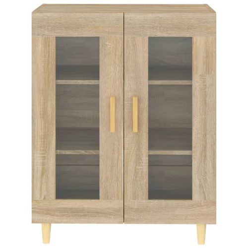 Buffet Chêne Sonoma 69,5x34x90 Cm Bois Contreplaqué
