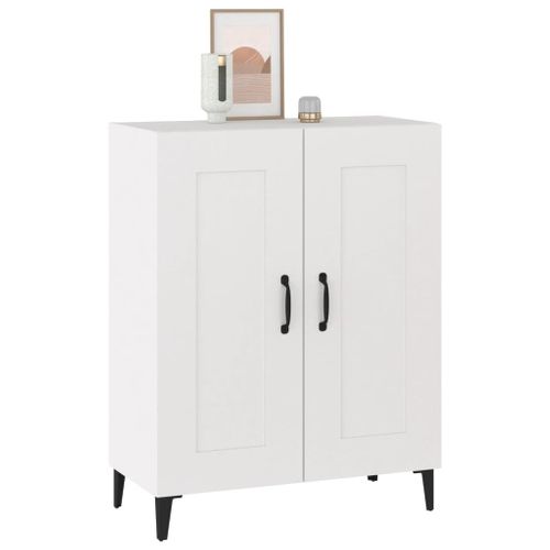 Buffet Blanc 69,5x34x90 Cm Bois Contreplaqué