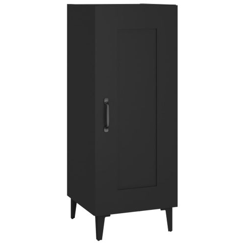 Buffet Noir 34,5x34x90 Cm Bois Contreplaqué