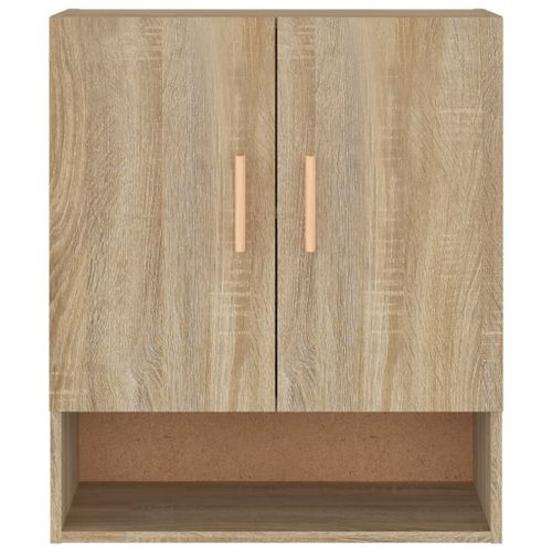Armoire Murale Chêne Sonoma 60x31x70 Cm Bois Contreplaqué