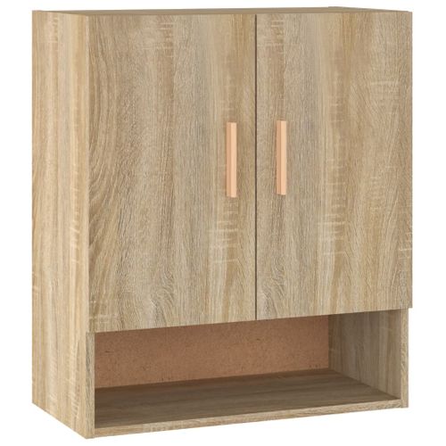 Armoire Murale Chêne Sonoma 60x31x70 Cm Bois Contreplaqué