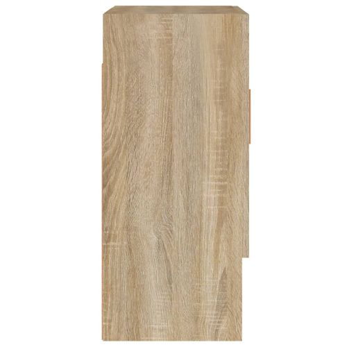 Armoire Murale Chêne Sonoma 60x31x70 Cm Bois Contreplaqué