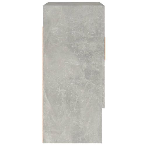 Armoire Murale Gris Béton 60x31x70 Cm Bois Contreplaqué