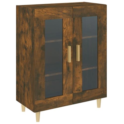 Buffet Chêne Fumé 69,5x34x90 Cm Bois Contreplaqué