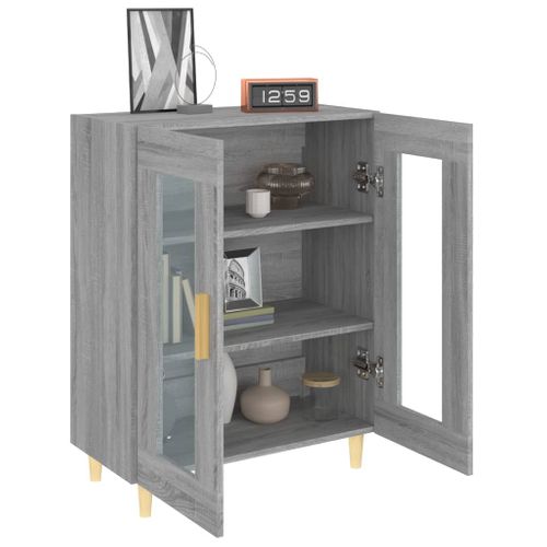 Buffet Sonoma Gris 69,5x34x90 Cm Bois Contreplaqué