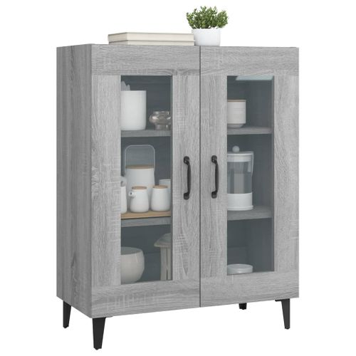 Buffet Sonoma Gris 69,5x34x90 Cm Bois Contreplaqué