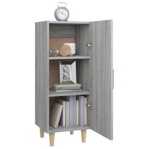 Buffet Sonoma Gris 34,5x34x90 Cm Bois Contreplaqué
