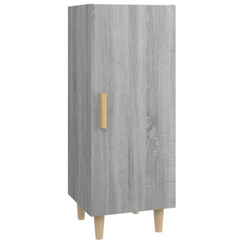 Buffet Sonoma Gris 34,5x34x90 Cm Bois Contreplaqué