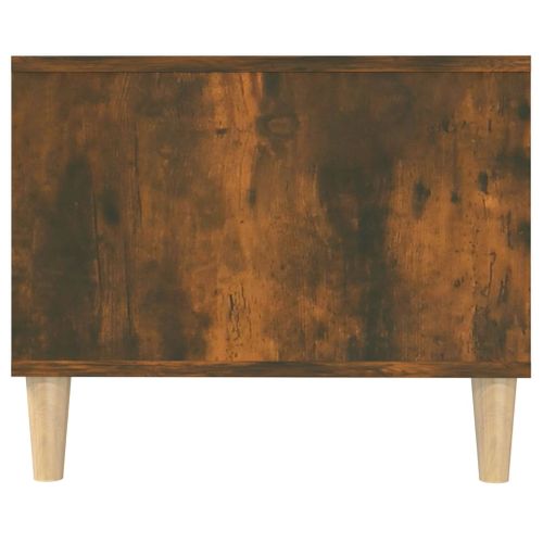 Table Basse Chêne Fumé 102x50x40 Cm Bois Contreplaqué