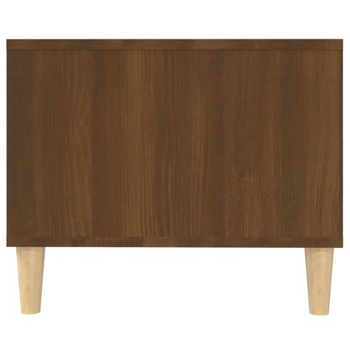 Table Basse Chêne Marron 102x50x40 Cm Bois Contreplaqué