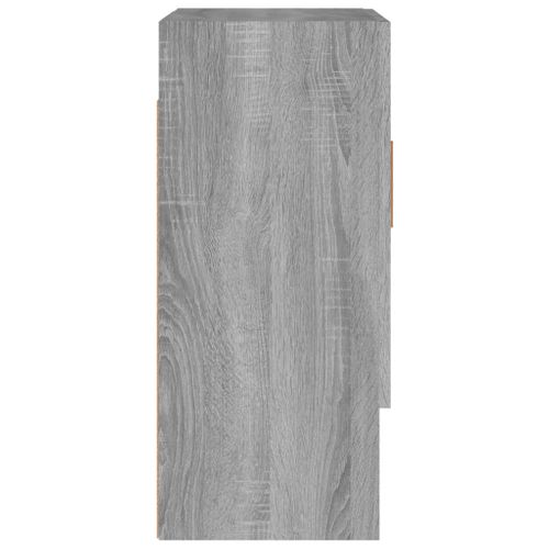 Armoire Murale Sonoma Gris 60x31x70 Cm Bois Contreplaqué