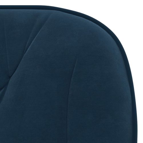 Chaises à Manger Lot De 2 Bleu Velours