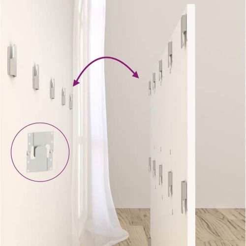 Tête De Lit Avec Armoires Blanc Bois D’ingénierie