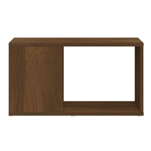 Meuble TV Chêne Marron 60x24x32 Cm Bois Contreplaqué