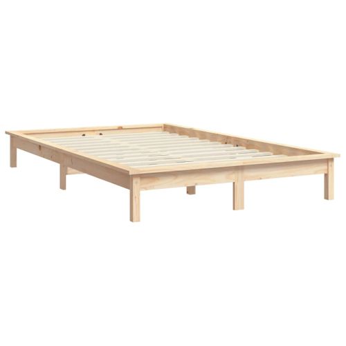 Cadre De Lit Sans Matelas 120x200 Cm Bois Massif