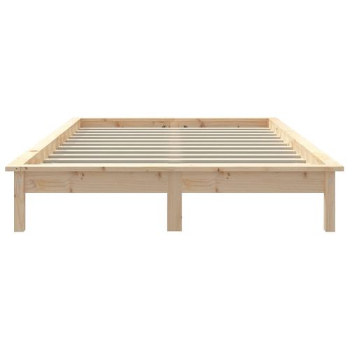 Cadre De Lit Sans Matelas 120x200 Cm Bois Massif