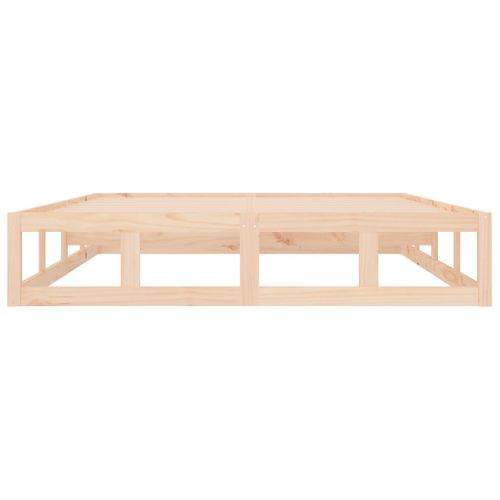 Cadre De Lit Sans Matelas 120x200 Cm Bois Massif