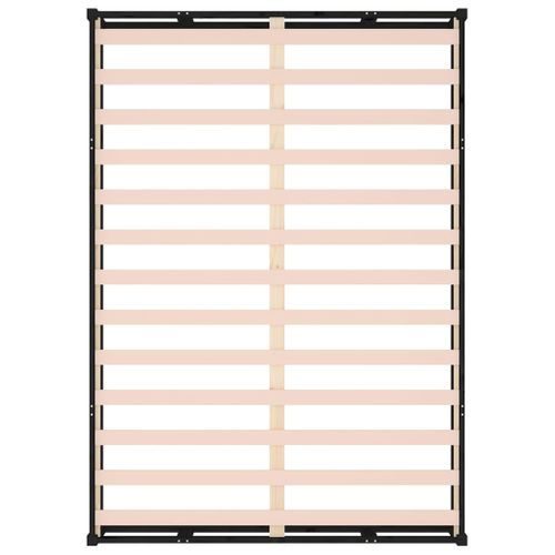 Cadre De Lit Noir 140x200 Cm Bois Massif