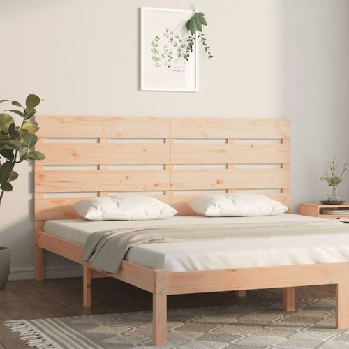 Tête De Lit 180 Cm En Bois Massif De Pin - Design Élégant Et Rustique Pour Lit Queen