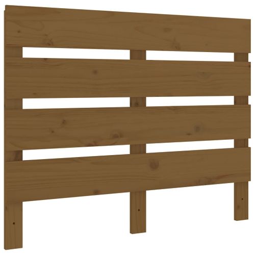 Tête De Lit Marron Miel 75x3x80 Cm Bois Massif De Pin
