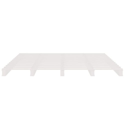 Lit De Palette Sans Matelas Blanc Bois Massif 120x190