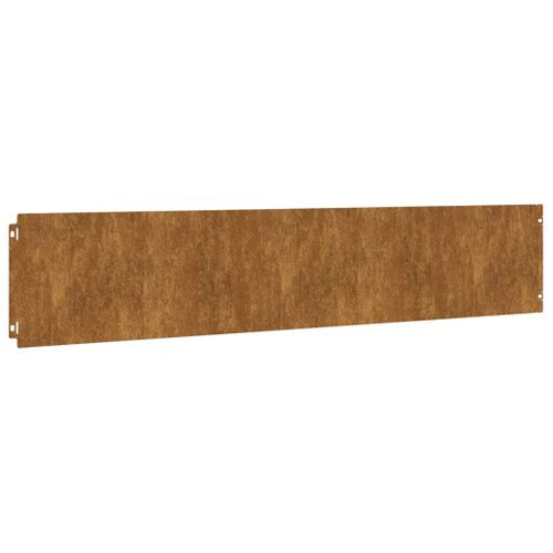 Bordures De Pelouse 10 Pièces 20x103 Cm Acier Corten Flexible