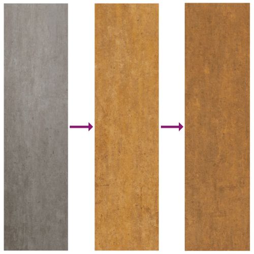 Bordures De Pelouse 10 Pièces 20x103 Cm Acier Corten Flexible