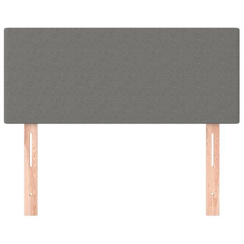 Tête De Lit Gris Foncé 90x5x78/88 Cm Tissu