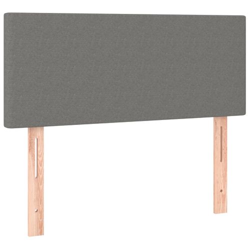 Tête De Lit Gris Foncé 90x5x78/88 Cm Tissu