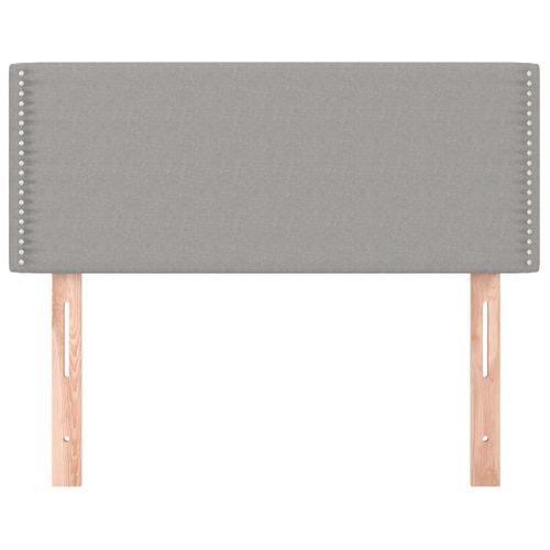 Tête De Lit Gris Clair 90x5x78/88 Cm Tissu