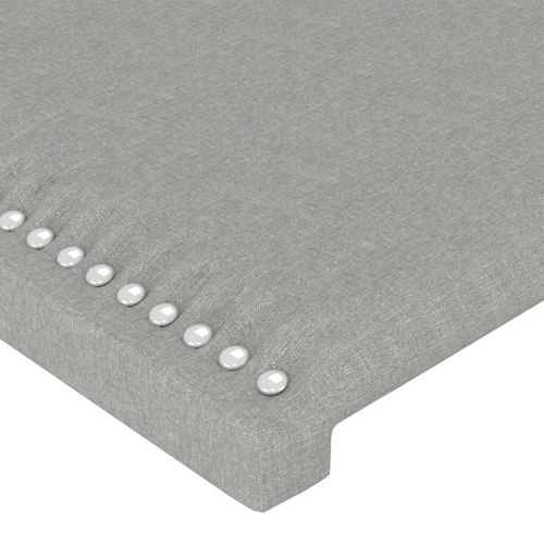 Têtes De Lit 2 PCs Gris Clair 72x5x78/88 Cm Tissu