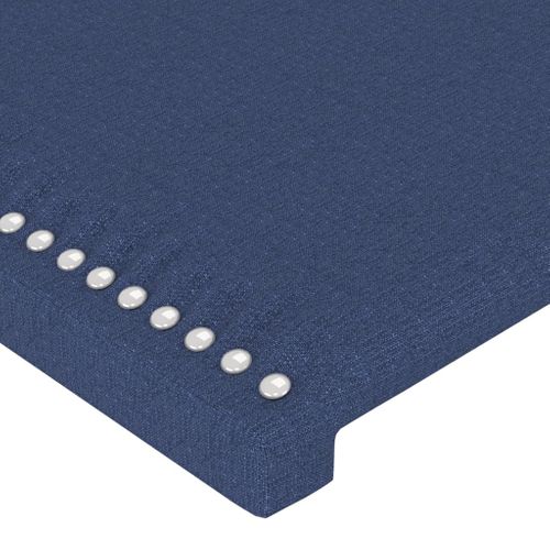Têtes De Lit 2 PCs Bleu 80x5x78/88 Cm Tissu